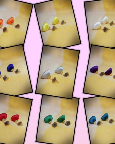 Special Combo pack of 9 handmade Silk Thread jhumkas/earrings
