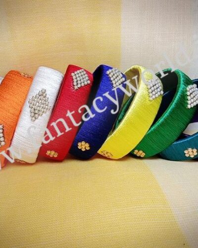 Special Combo pack of 9 handmade Silk Thread Bangles